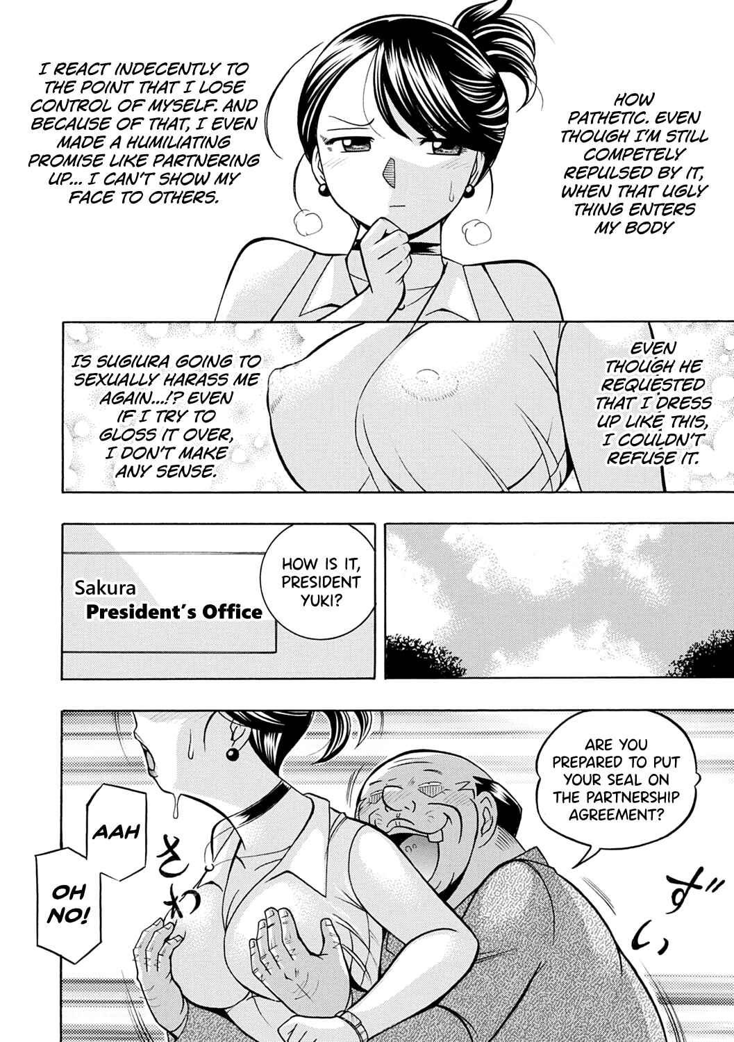 Page 4 Chapter 5 Bijin Shachou Yuki ~Mitsuyaku no Nikusettai~