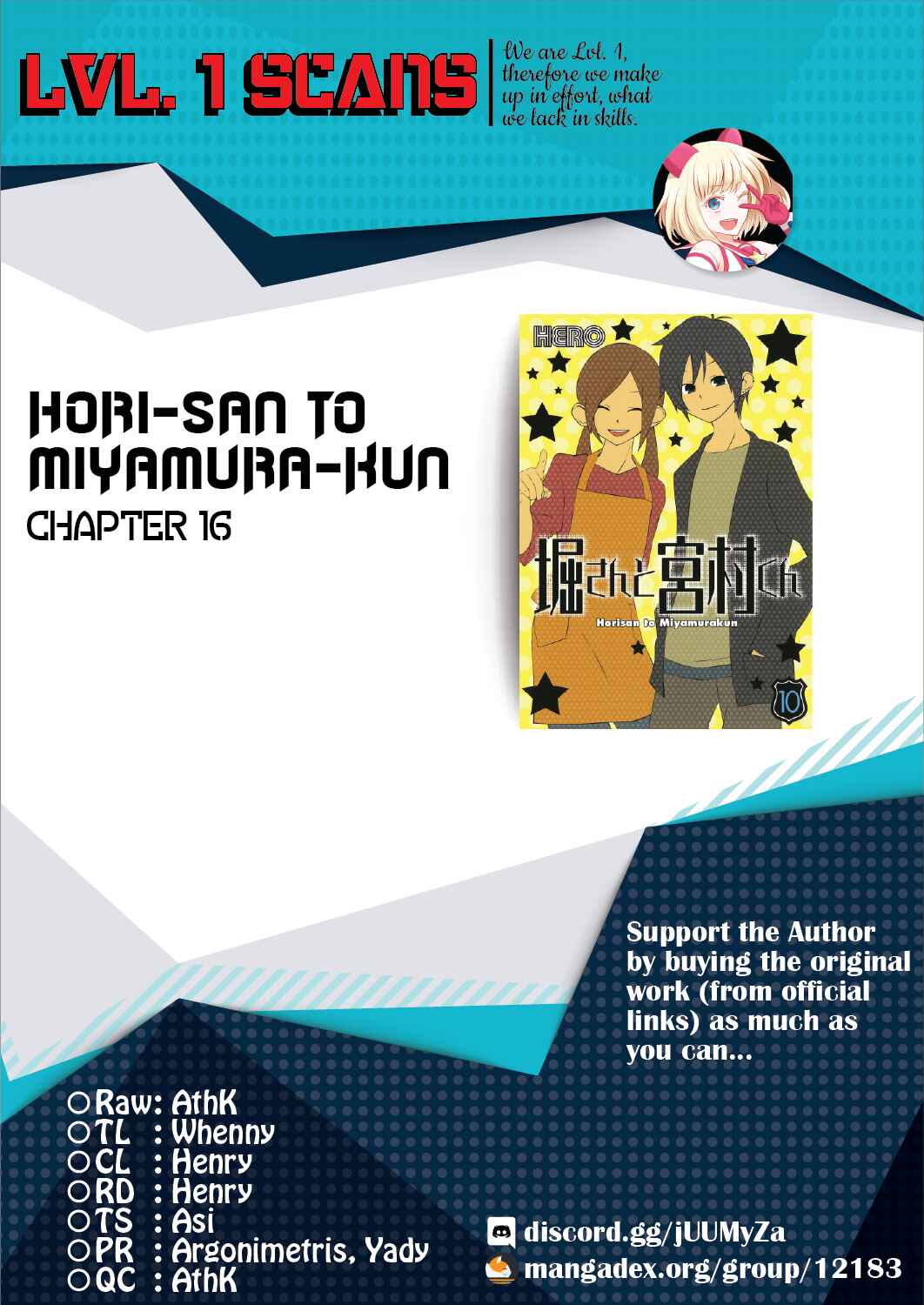 Page 1 Chapter 16 Hori-san to Miyamura-kun