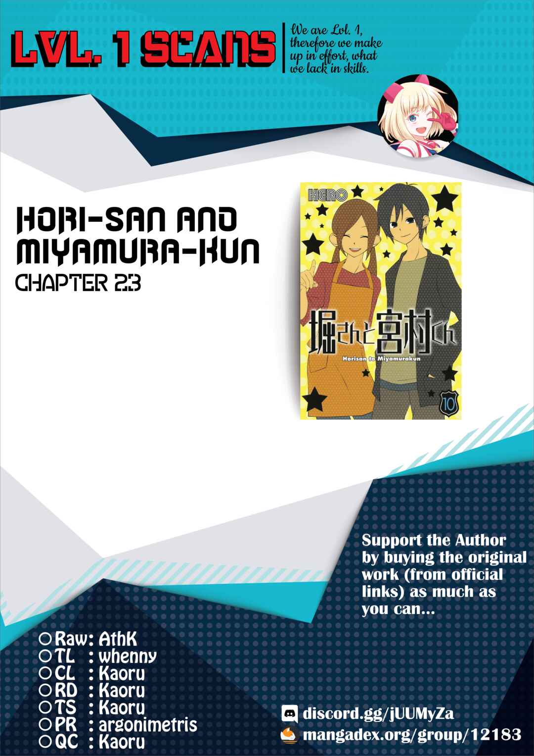 Page 1 Chapter 23 Hori-san to Miyamura-kun