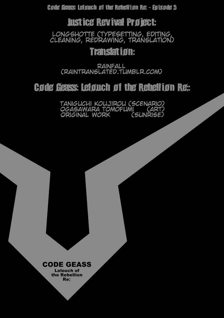 Page 34 Chapter 5 Code Geass: Lelouch of the Rebellion Re;