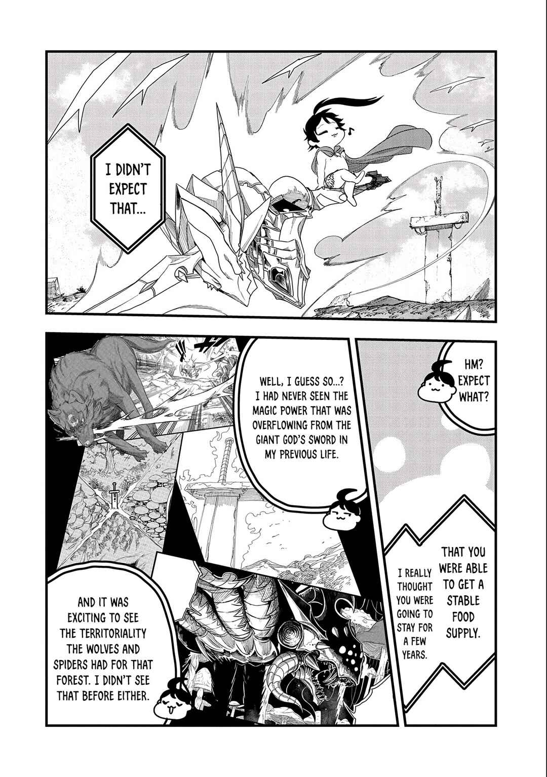 Page 12 Chapter 4 Umareta Chokugo ni Suterareta kedo, Zensei ga Taikensha datta node Yoyuu de Ikitemasu ~Saikyou Akachan Daibousou~