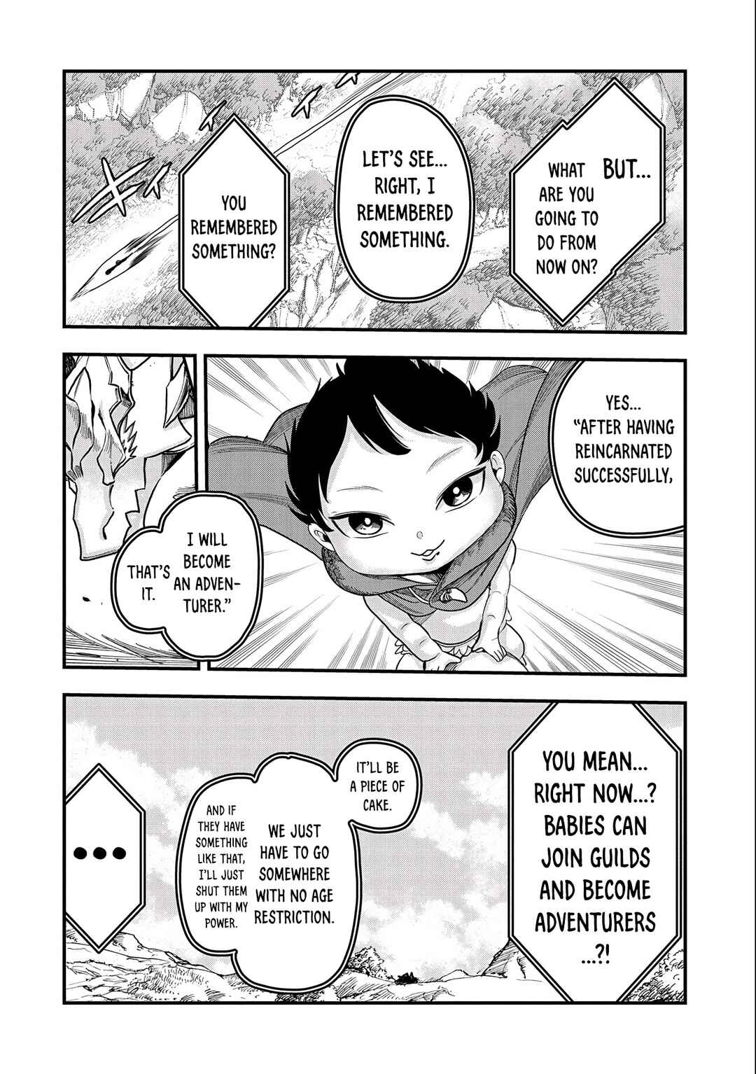 Page 15 Chapter 4 Umareta Chokugo ni Suterareta kedo, Zensei ga Taikensha datta node Yoyuu de Ikitemasu ~Saikyou Akachan Daibousou~