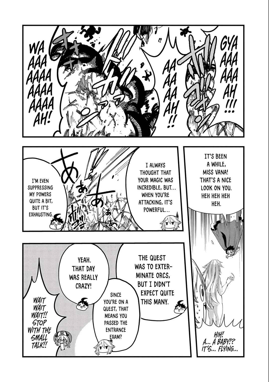 Page 23 Chapter 12 Umareta Chokugo ni Suterareta kedo, Zensei ga Taikensha datta node Yoyuu de Ikitemasu ~Saikyou Akachan Daibousou~