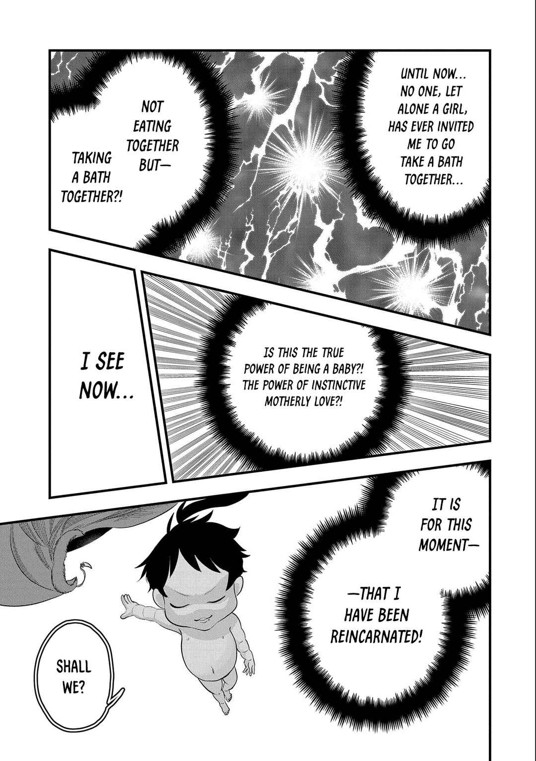 Page 9 Chapter 6 Umareta Chokugo ni Suterareta kedo, Zensei ga Taikensha datta node Yoyuu de Ikitemasu ~Saikyou Akachan Daibousou~