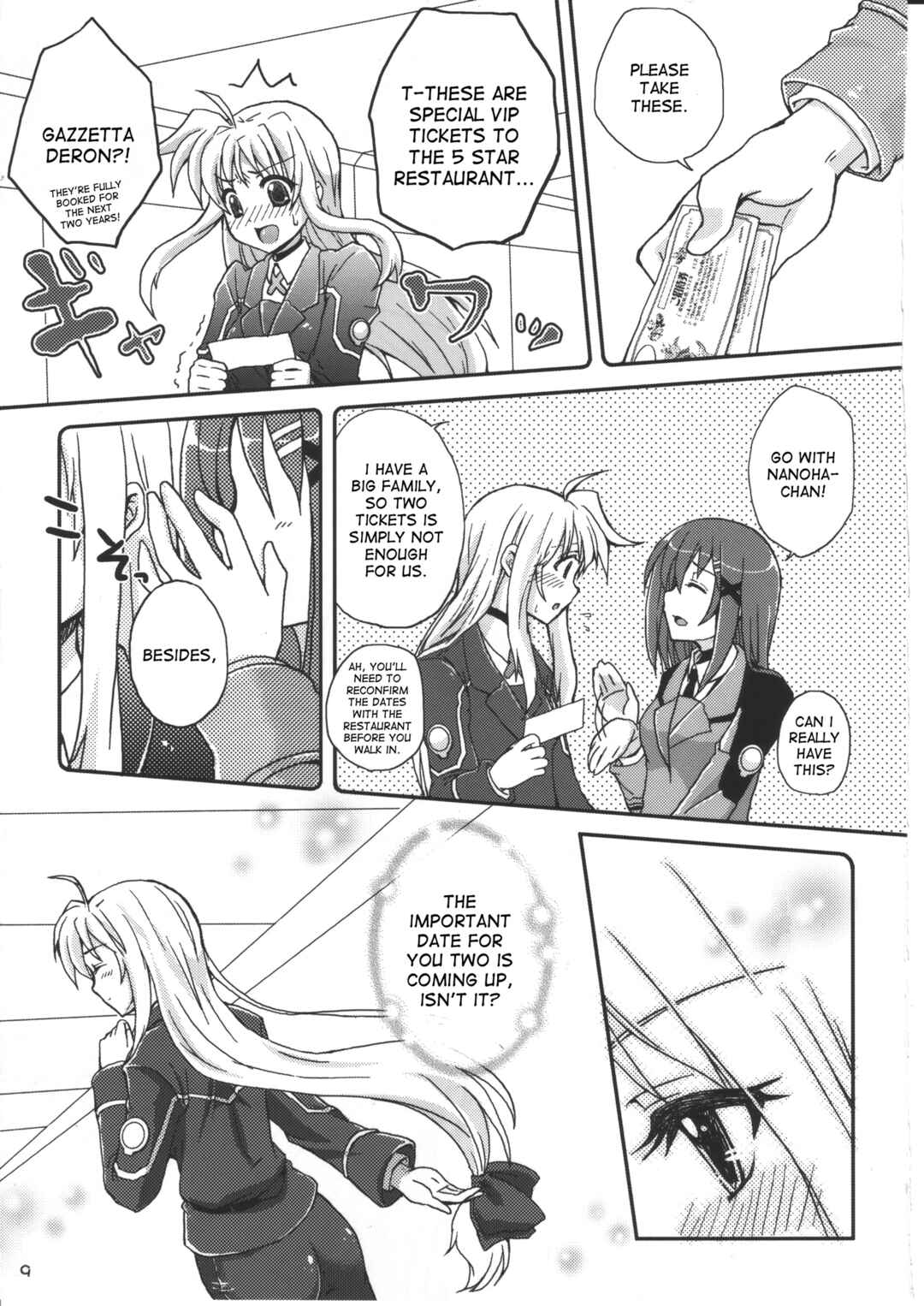 Page 8 Chapter Unknown_d92f Mahou Shoujo Lyrical Nanoha - Mahou Shoujo Lyrical Kinenbi (Doujinshi)