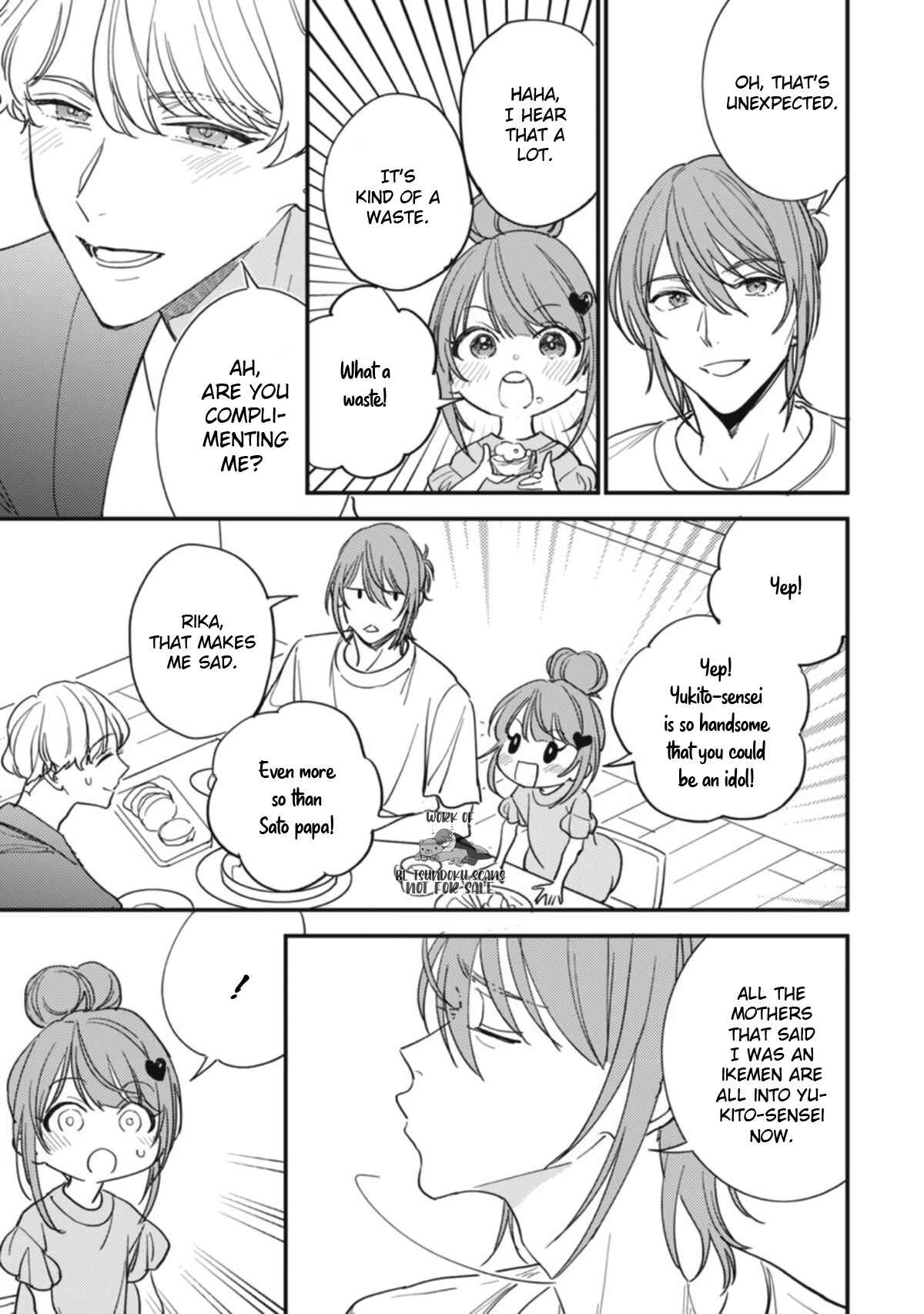 Page 18 Chapter 1 Rika-chan Papa to Yukito-Sensei wa Kao ga ii