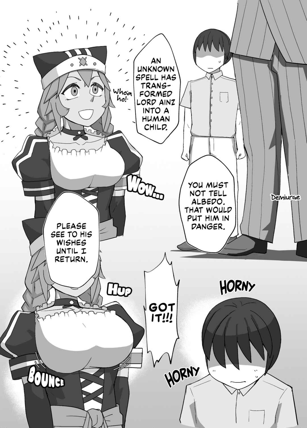 Page 1 Chapter Unknown_eb42 Overlord - 8 Pages of Lupusregina Lewds (Doujinshi)