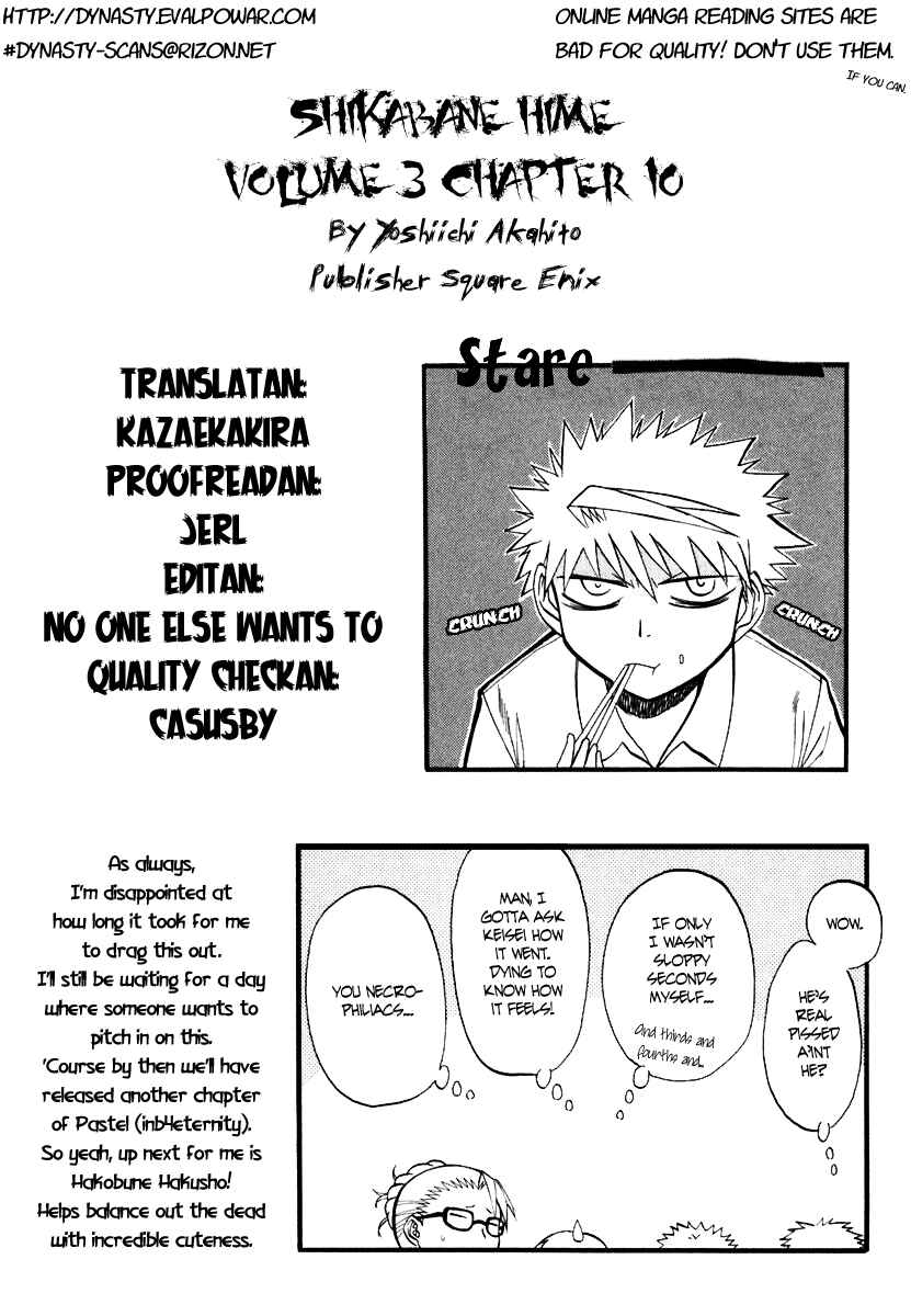Page 40 Chapter 10 Shikabane Hime