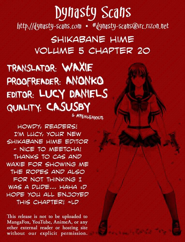 Page 45 Chapter 20 Shikabane Hime