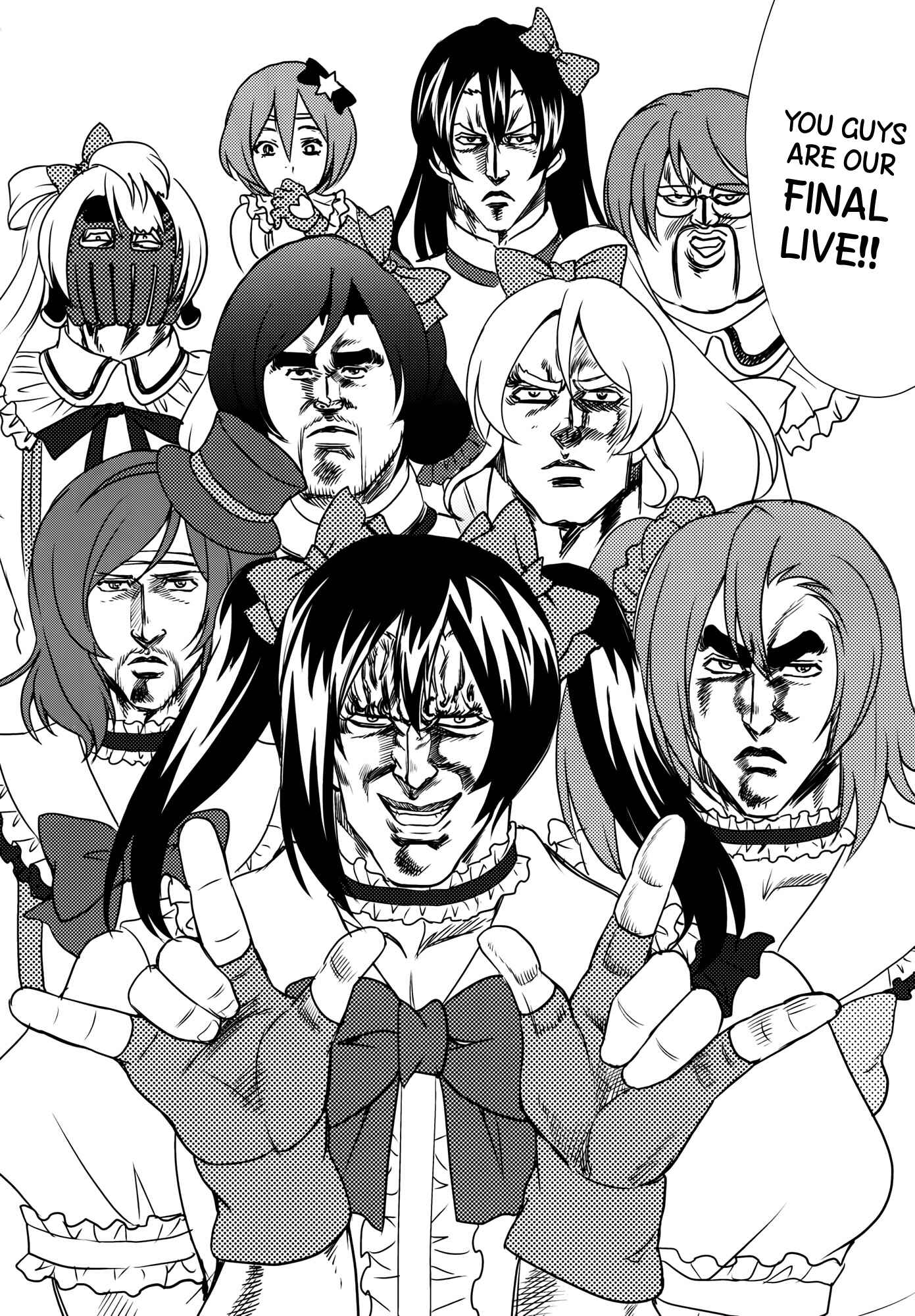 Page 15 Chapter Unknown_9b7a Fist of the North Star & Love Live - Love Life! (Doujinshi)