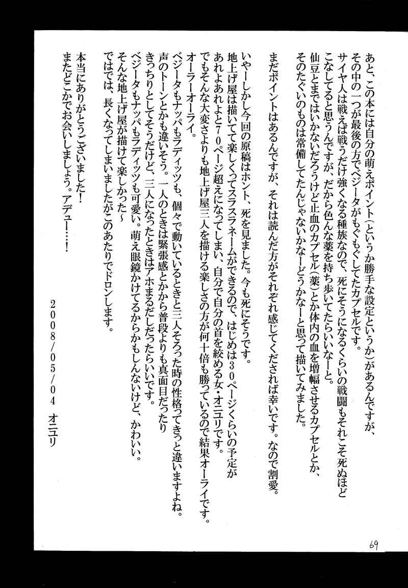 Page 66 Chapter Unknown_6713 Dragon Ball - Makeinu no Hana (Doujinshi)