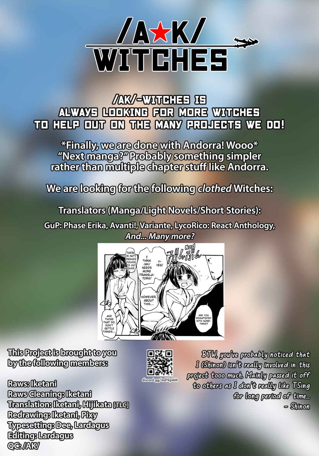 Page 38 Chapter 4 Strike Witches - The Witches of Andorra