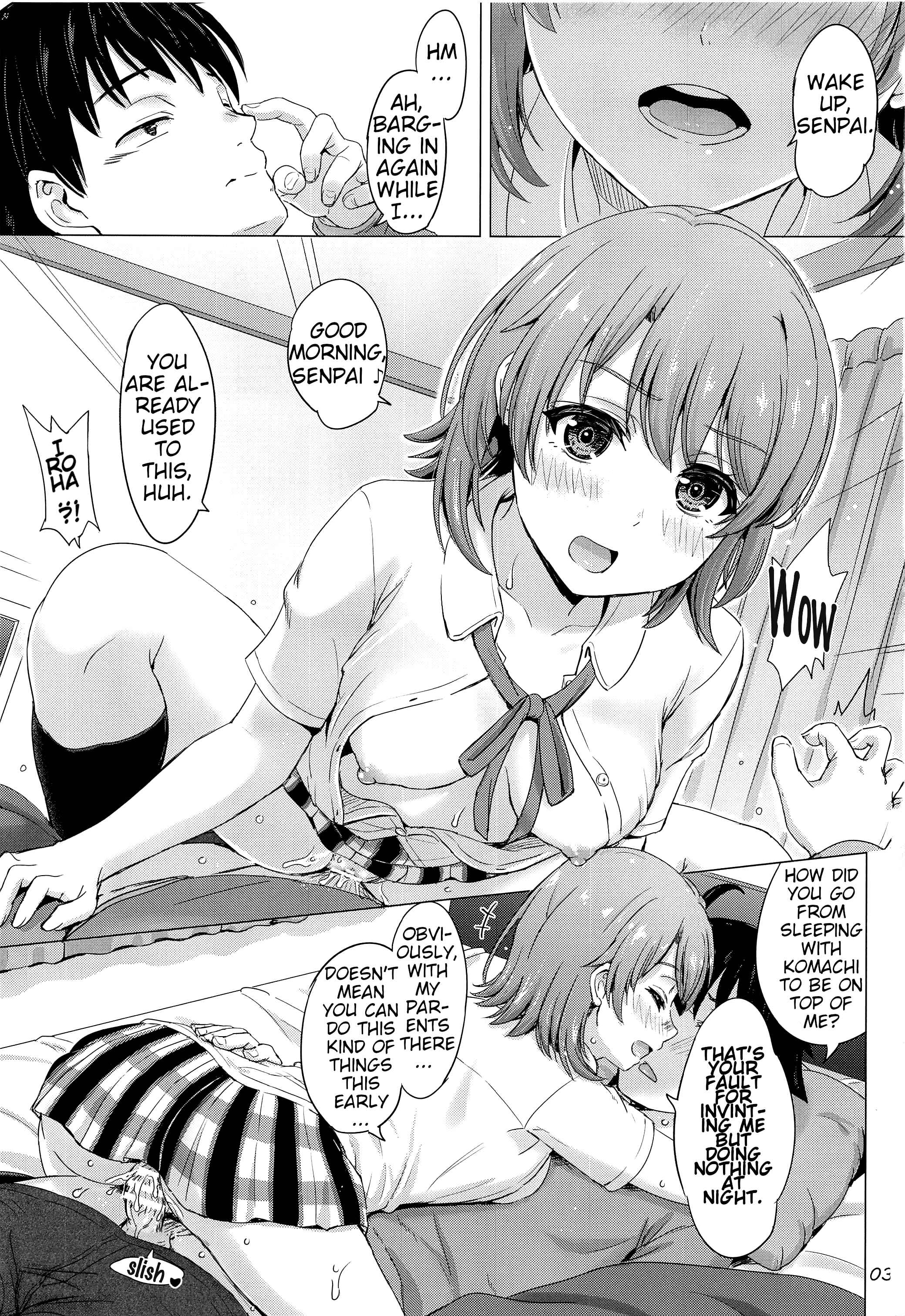 Page 2 Chapter Unknown_5167 Yahari Ore no Seishun Love Come wa Machigatteiru - Ore no Kouhai to Imouto ga Neoki ni Osotte Kuru (Doujinshi)