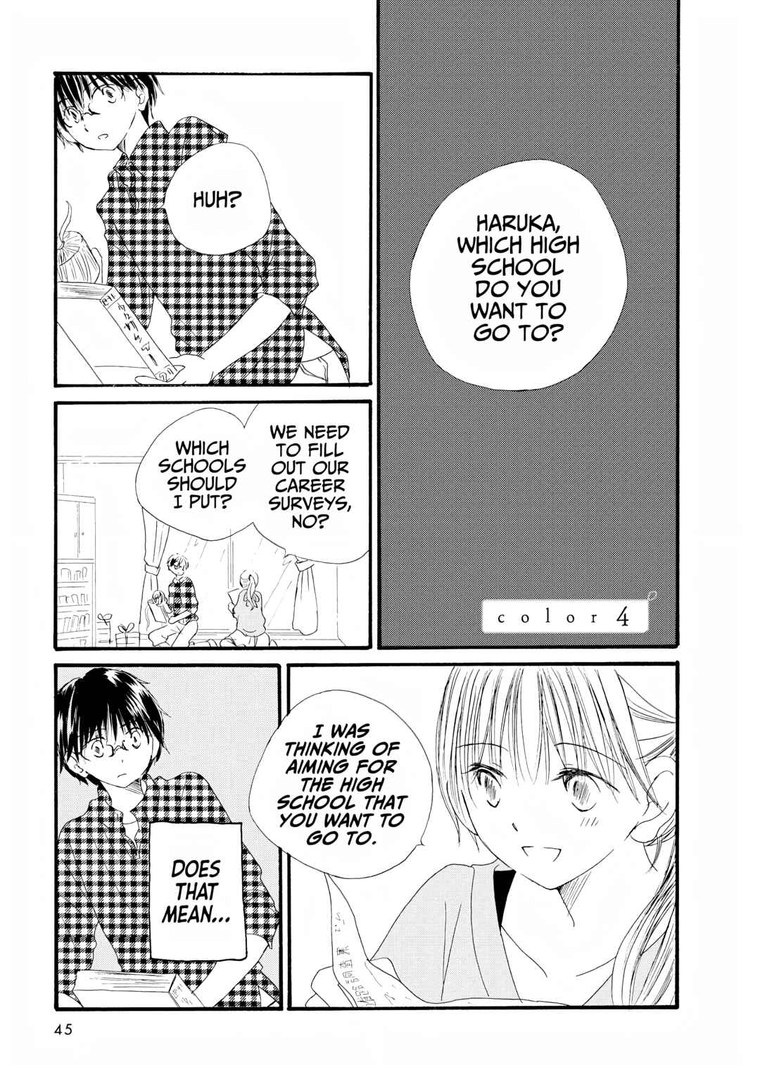 Page 1 Chapter 4 Kimi no Ashiato wa Barairo