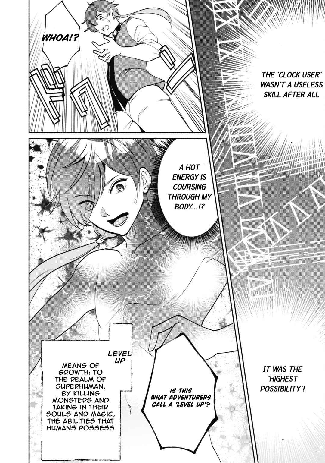 Page 23 Chapter 3 Munou wa Fuyou to Iware Tokei Tsukai no Boku wa Shokunin Guild kara Oidasareru mo, Dungeon no Shinbu de Shin mo Chikara ni Kakusei suru