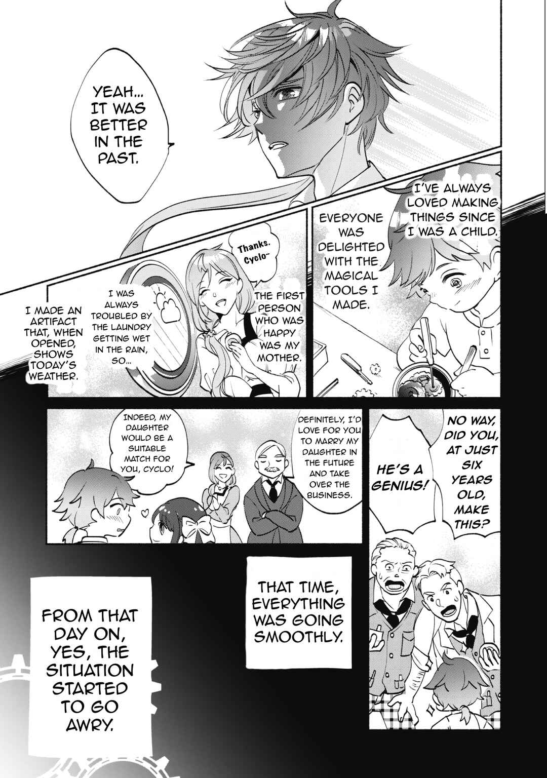 Page 12 Chapter 1.1 Munou wa Fuyou to Iware Tokei Tsukai no Boku wa Shokunin Guild kara Oidasareru mo, Dungeon no Shinbu de Shin mo Chikara ni Kakusei suru