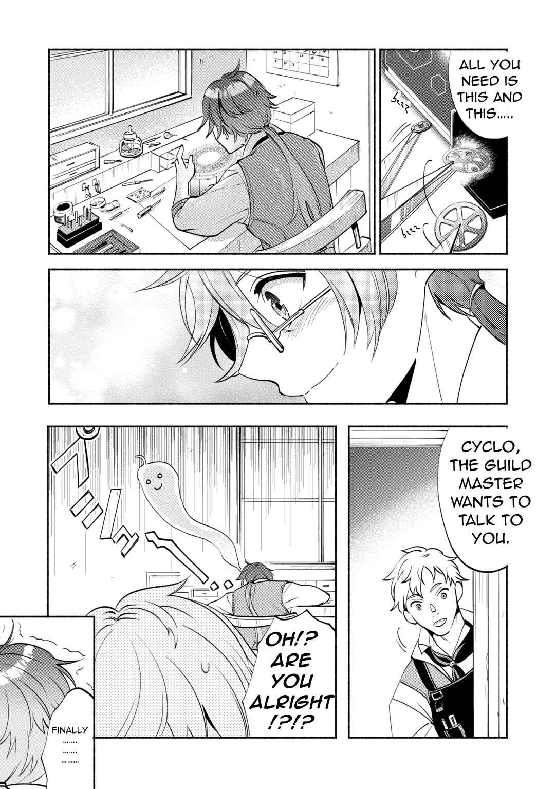 Page 6 Chapter 1.1 Munou wa Fuyou to Iware Tokei Tsukai no Boku wa Shokunin Guild kara Oidasareru mo, Dungeon no Shinbu de Shin mo Chikara ni Kakusei suru