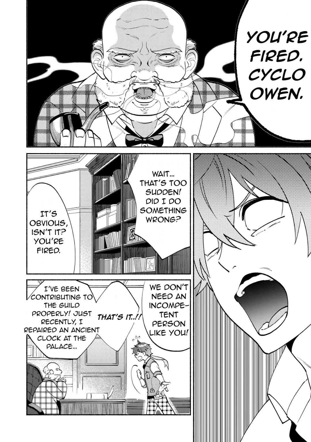 Page 9 Chapter 1.1 Munou wa Fuyou to Iware Tokei Tsukai no Boku wa Shokunin Guild kara Oidasareru mo, Dungeon no Shinbu de Shin mo Chikara ni Kakusei suru