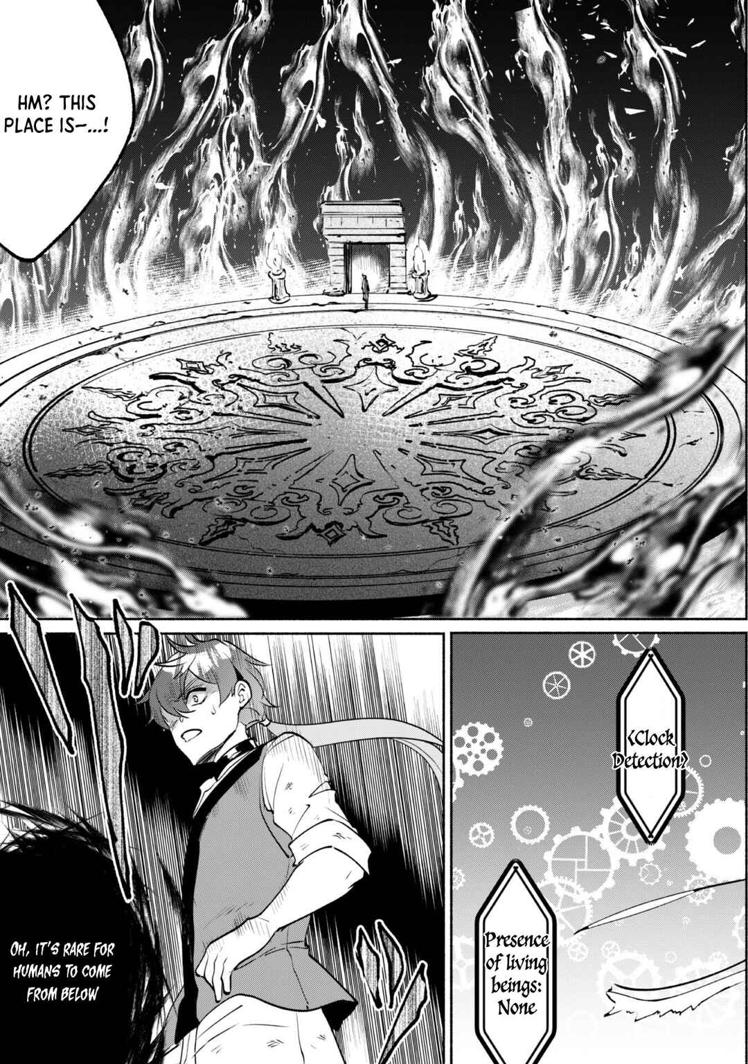 Page 23 Chapter 4 Munou wa Fuyou to Iware Tokei Tsukai no Boku wa Shokunin Guild kara Oidasareru mo, Dungeon no Shinbu de Shin mo Chikara ni Kakusei suru