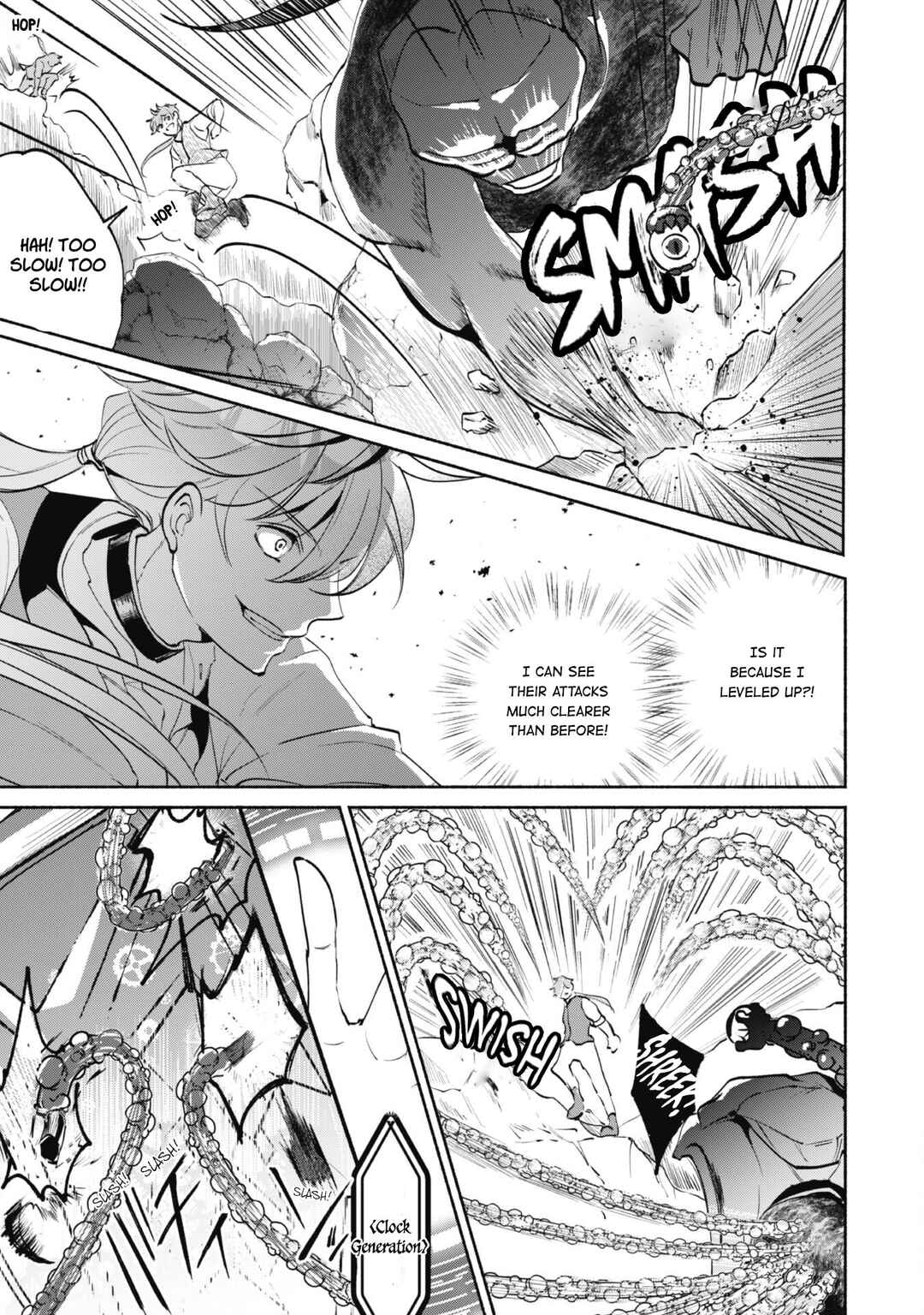 Page 5 Chapter 4 Munou wa Fuyou to Iware Tokei Tsukai no Boku wa Shokunin Guild kara Oidasareru mo, Dungeon no Shinbu de Shin mo Chikara ni Kakusei suru