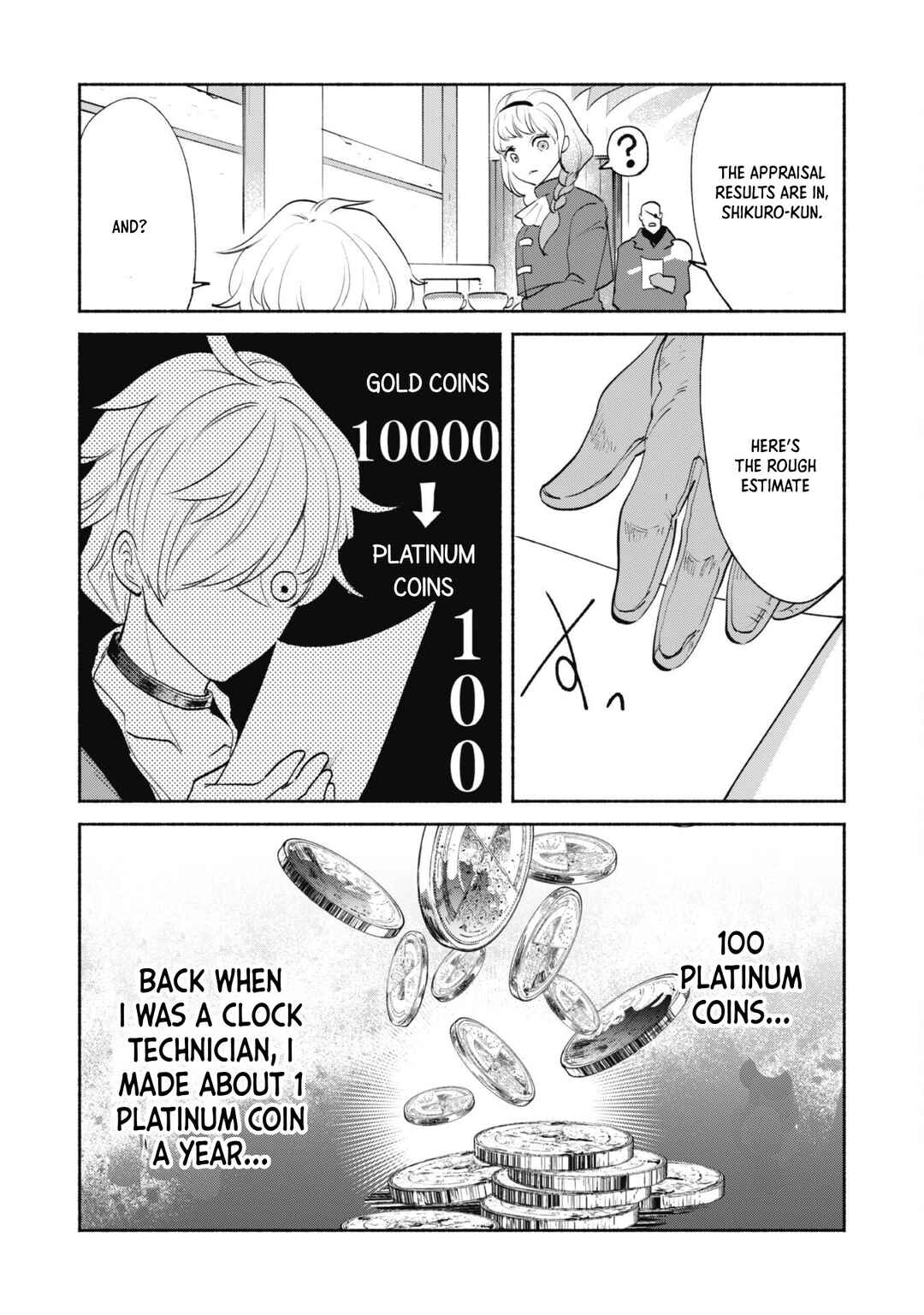 Page 18 Chapter 7 Munou wa Fuyou to Iware Tokei Tsukai no Boku wa Shokunin Guild kara Oidasareru mo, Dungeon no Shinbu de Shin mo Chikara ni Kakusei suru