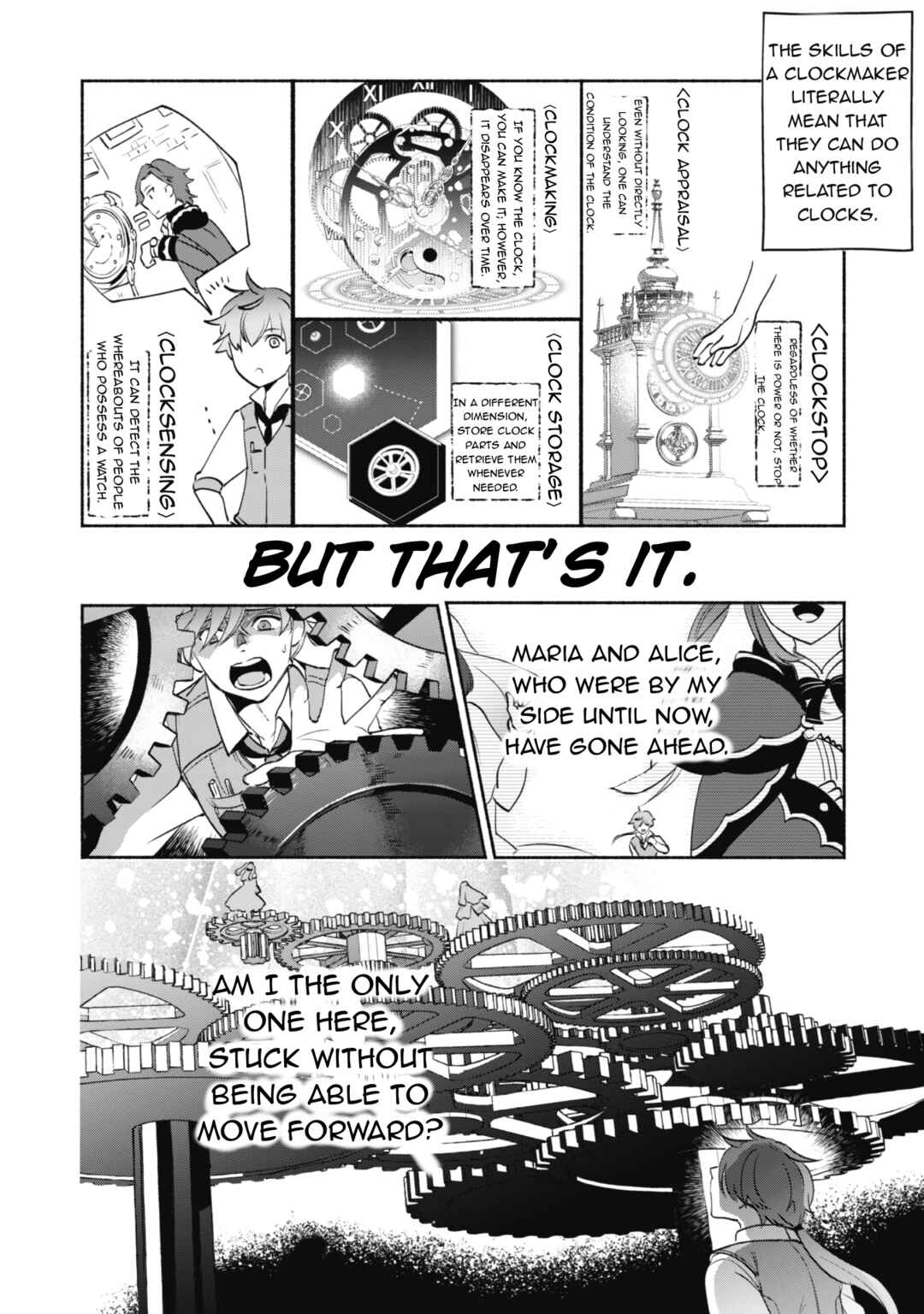 Page 11 Chapter 1.2 Munou wa Fuyou to Iware Tokei Tsukai no Boku wa Shokunin Guild kara Oidasareru mo, Dungeon no Shinbu de Shin mo Chikara ni Kakusei suru