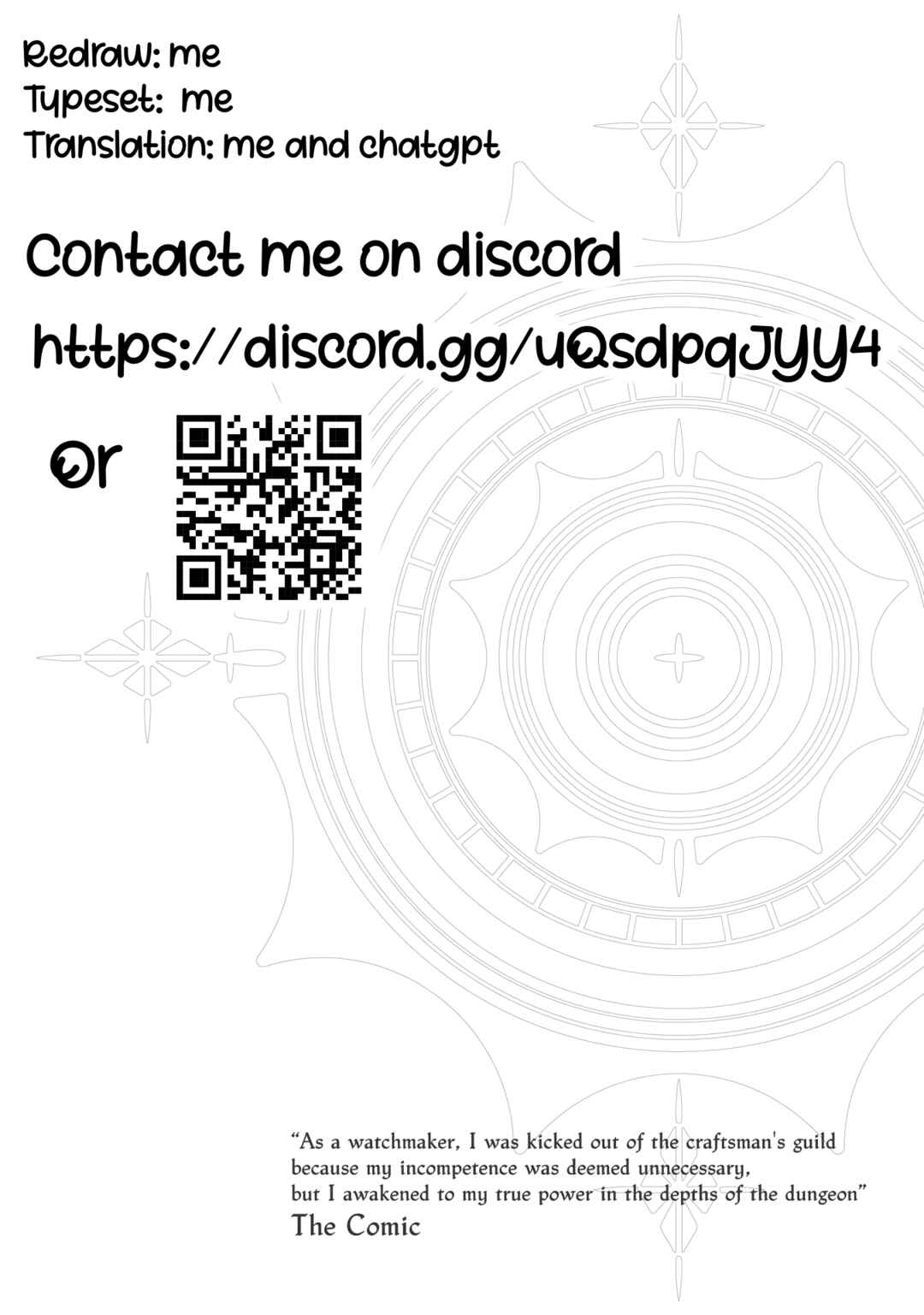 Page 33 Chapter 1.2 Munou wa Fuyou to Iware Tokei Tsukai no Boku wa Shokunin Guild kara Oidasareru mo, Dungeon no Shinbu de Shin mo Chikara ni Kakusei suru