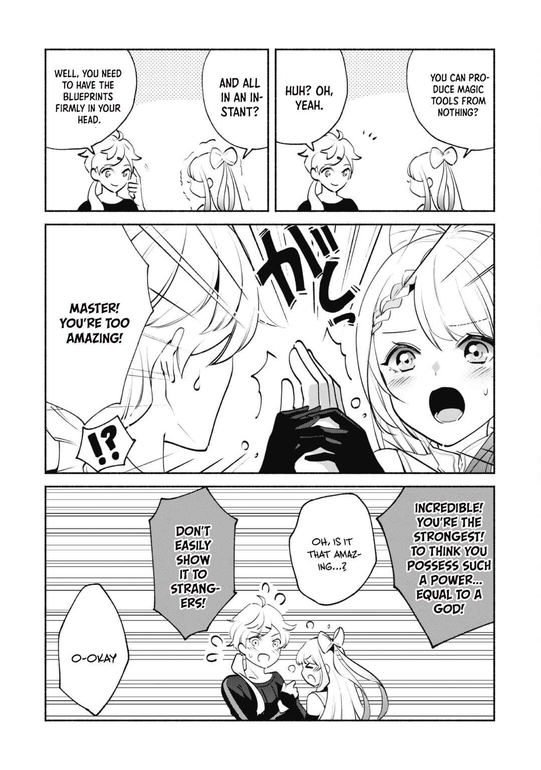 Page 8 Chapter 15.1 Munou wa Fuyou to Iware Tokei Tsukai no Boku wa Shokunin Guild kara Oidasareru mo, Dungeon no Shinbu de Shin mo Chikara ni Kakusei suru