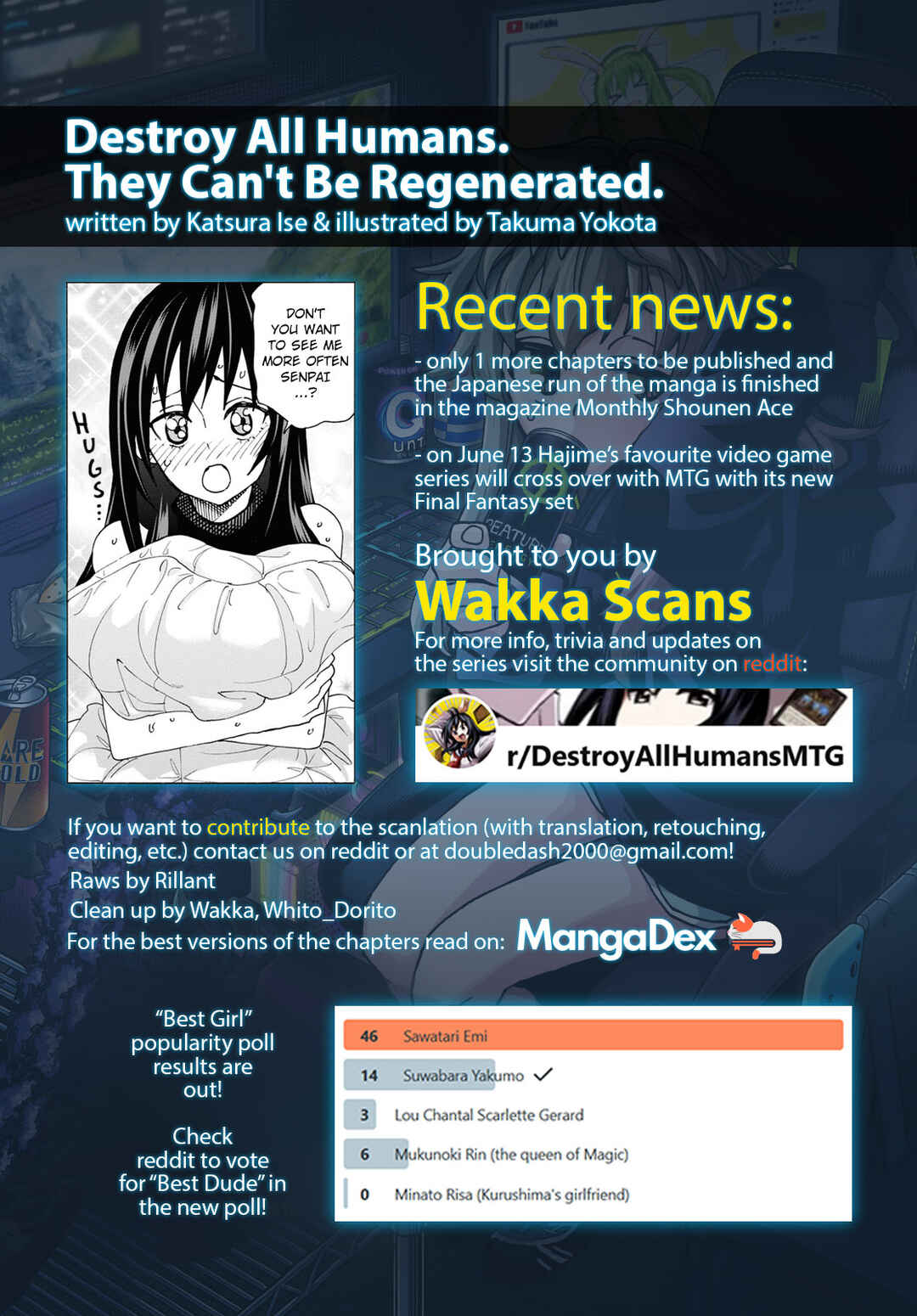 Page 47 Chapter 56 Subete no Jinrui wo Hakai Suru. Sorera wa Saisei Dekinai.