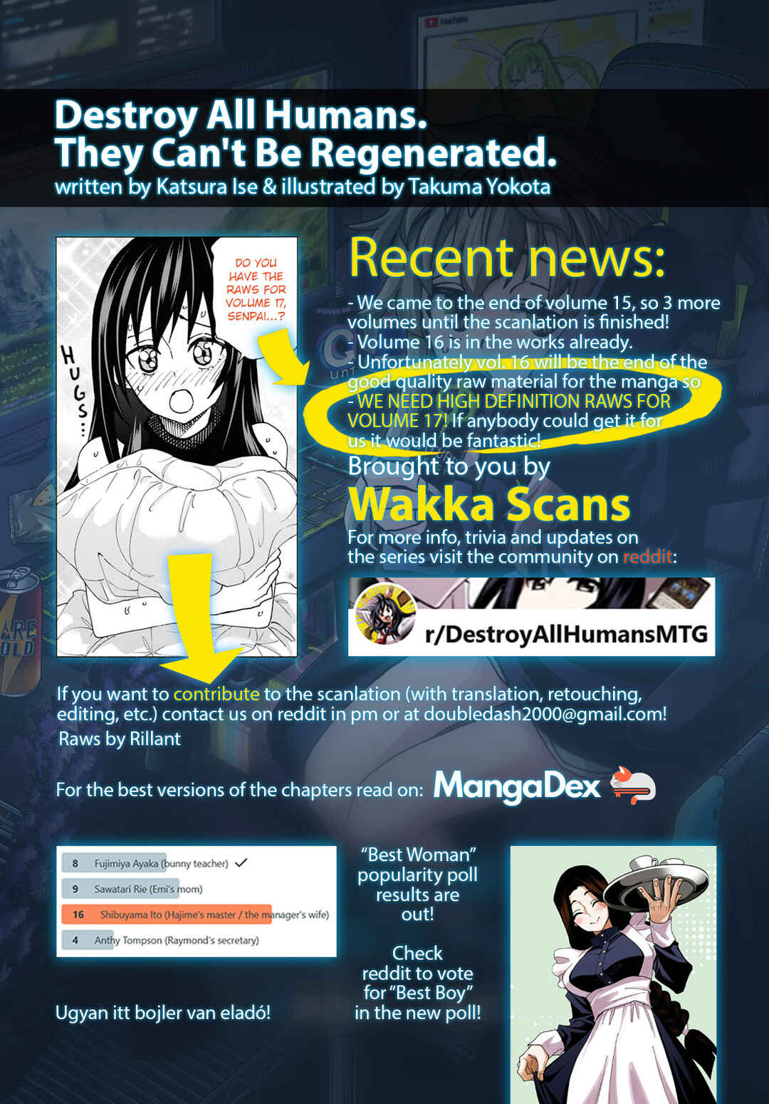 Page 53 Chapter 59 Subete no Jinrui wo Hakai Suru. Sorera wa Saisei Dekinai.