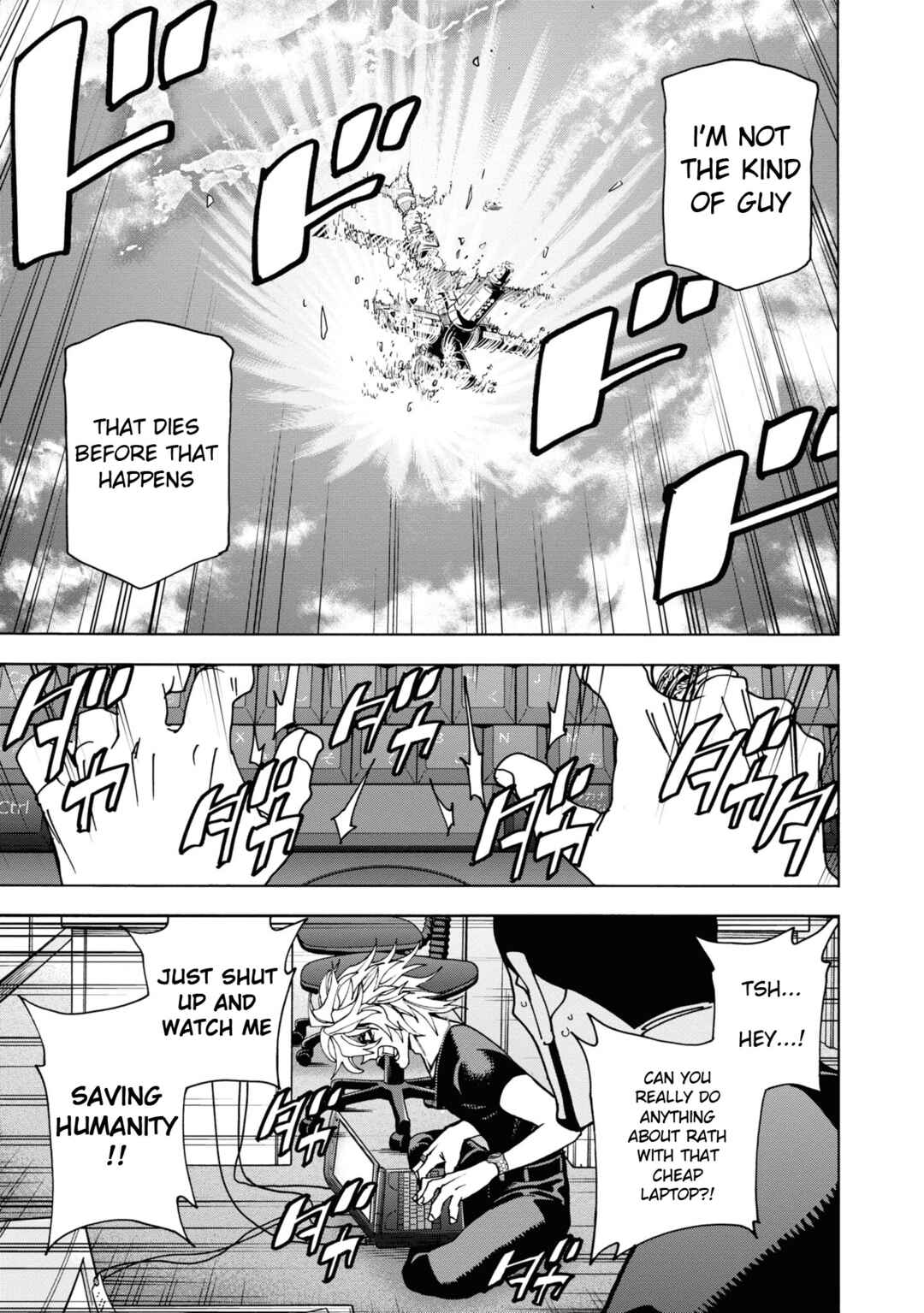 Page 16 Chapter 54 Subete no Jinrui wo Hakai Suru. Sorera wa Saisei Dekinai.