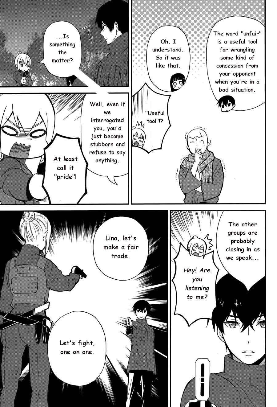Page 27 Chapter 10 Mahouka Koukou no Rettousei - Raihousha-hen