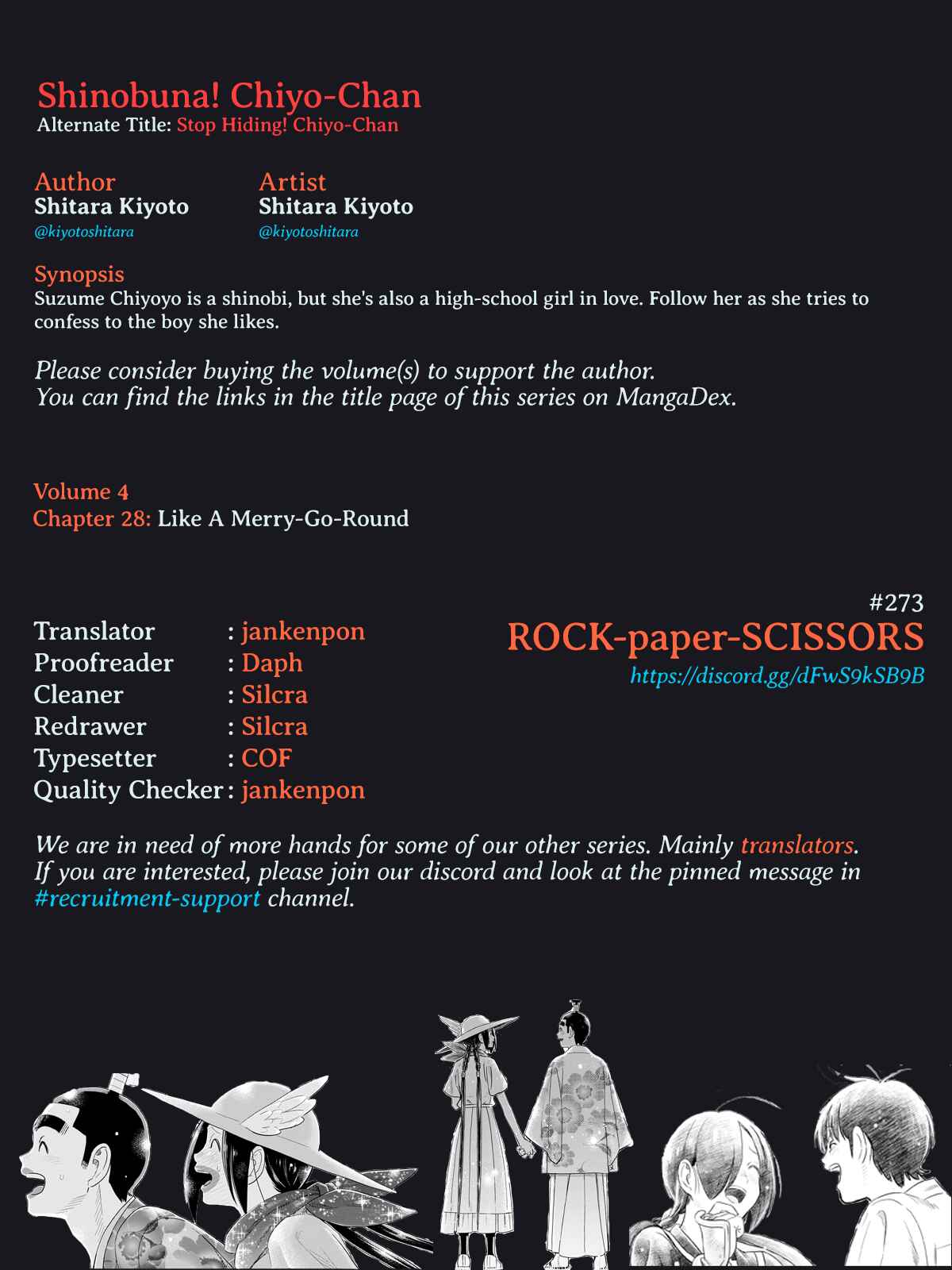 Page 35 Chapter 28 Shinobuna! Chiyo-chan