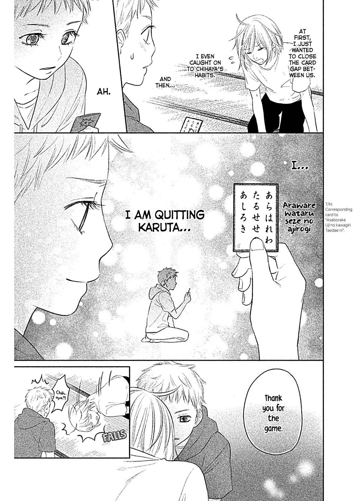 Page 4 Chapter 5 Chihayafuru: Middle School Arc