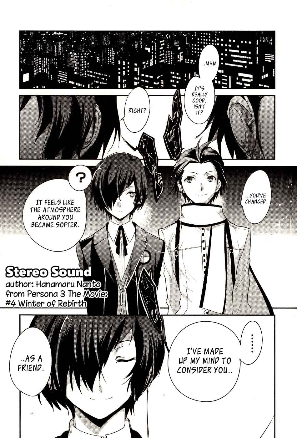 Page 1 Chapter 13 Persona 3 The Movie Dengeki Comic Anthology