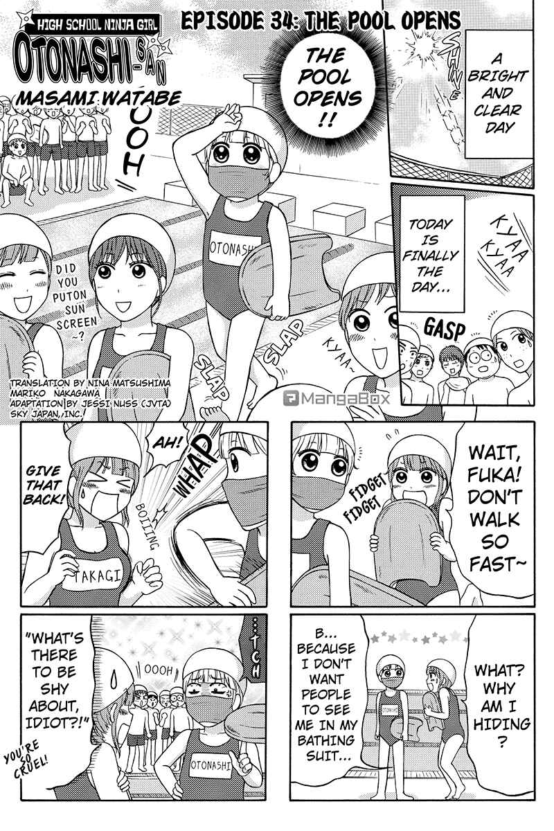 Page 1 Chapter 34 Kunoichi Joshikousei Otonashi-san