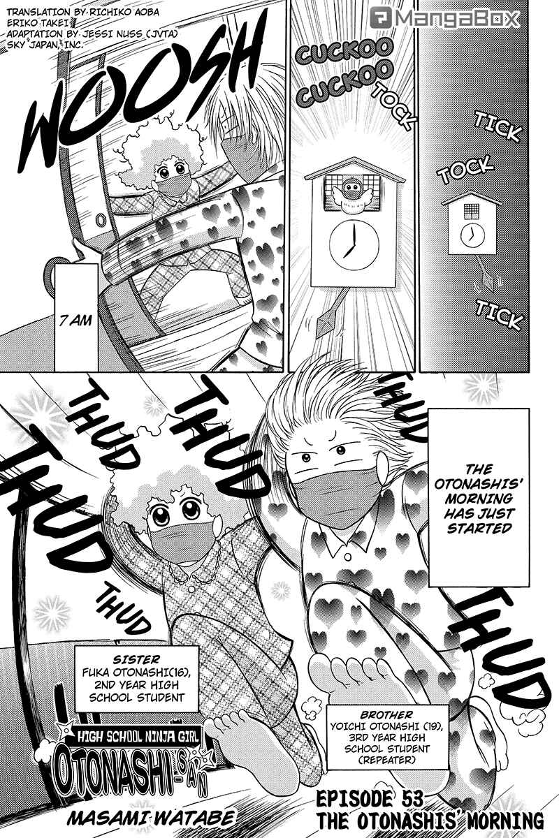 Page 1 Chapter 53 Kunoichi Joshikousei Otonashi-san
