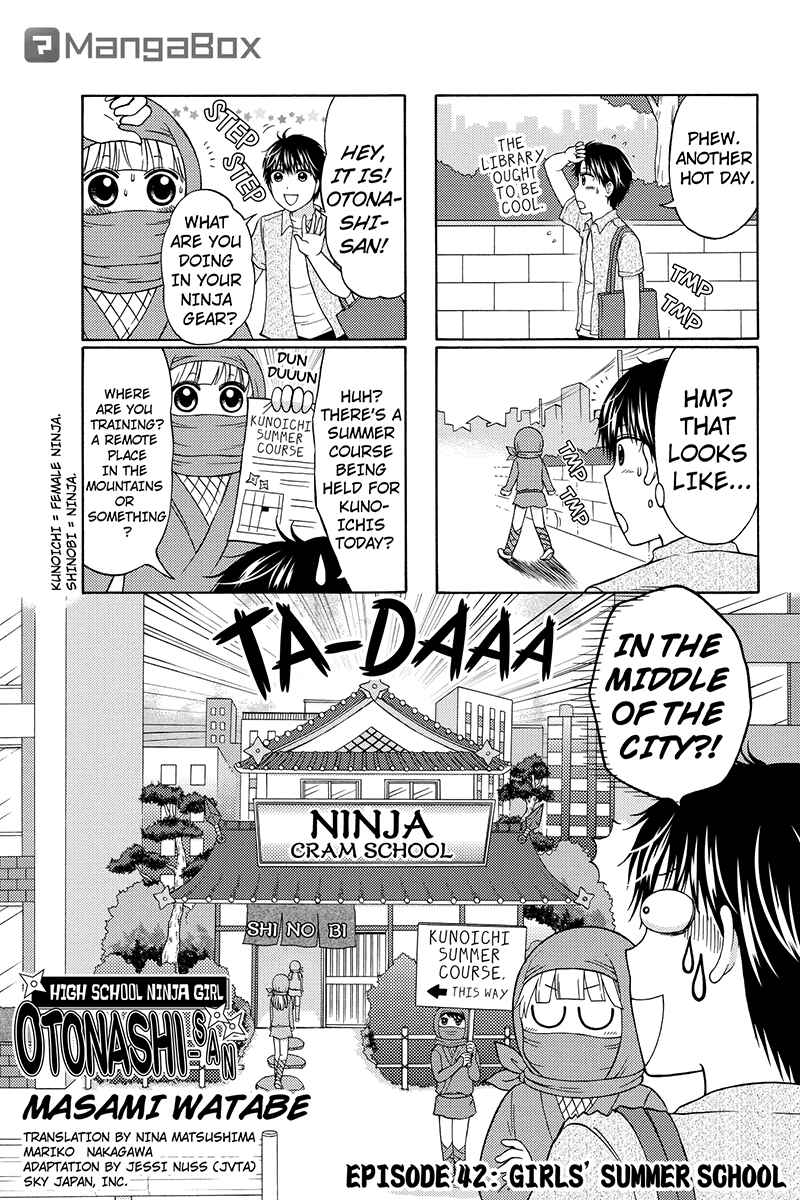 Page 1 Chapter 42 Kunoichi Joshikousei Otonashi-san
