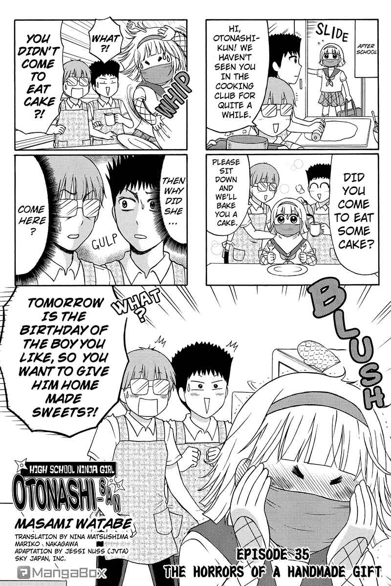 Page 1 Chapter 35 Kunoichi Joshikousei Otonashi-san