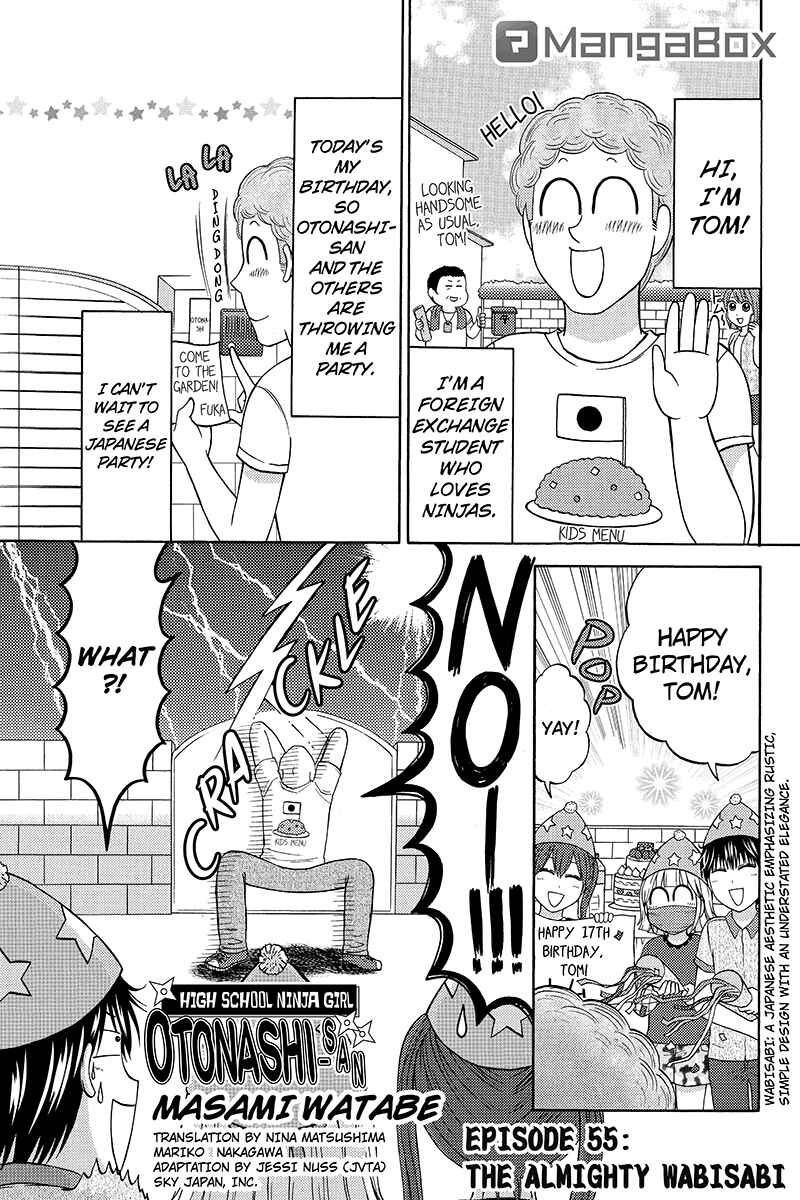 Page 1 Chapter 55 Kunoichi Joshikousei Otonashi-san