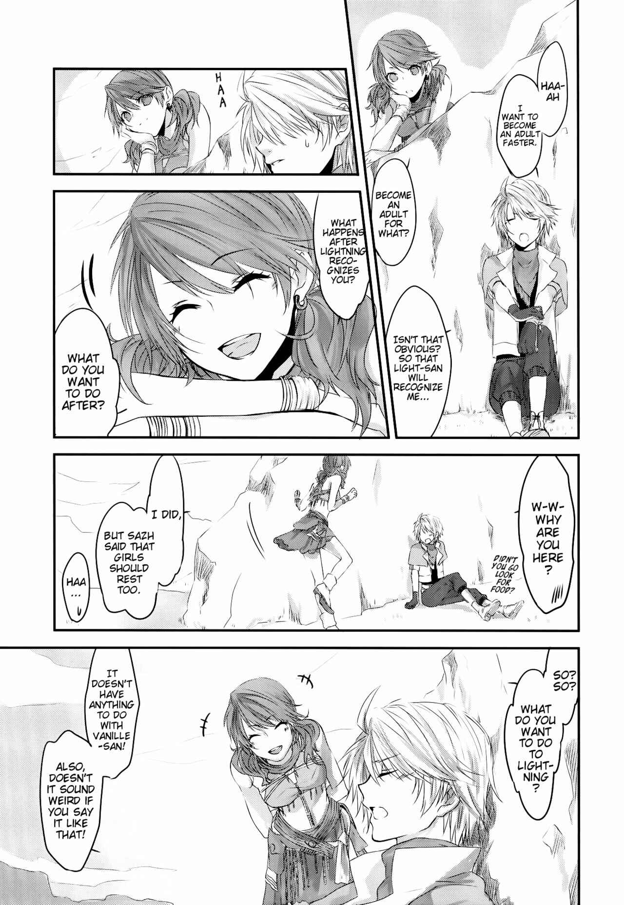 Page 7 Chapter Unknown_5126 Final Fantasy XIII - Shounen Kiss (Doujinshi)