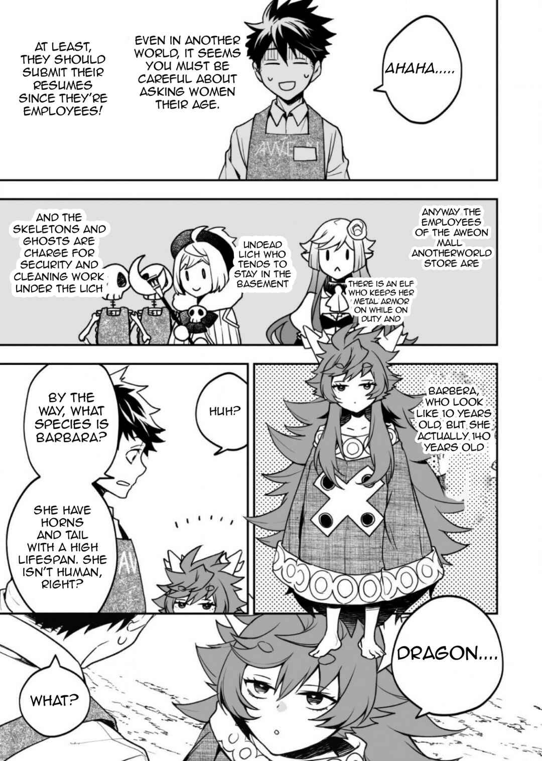 Page 28 Chapter 3 AWEON Mall Isekai, Grand Opening Today! THE COMIC