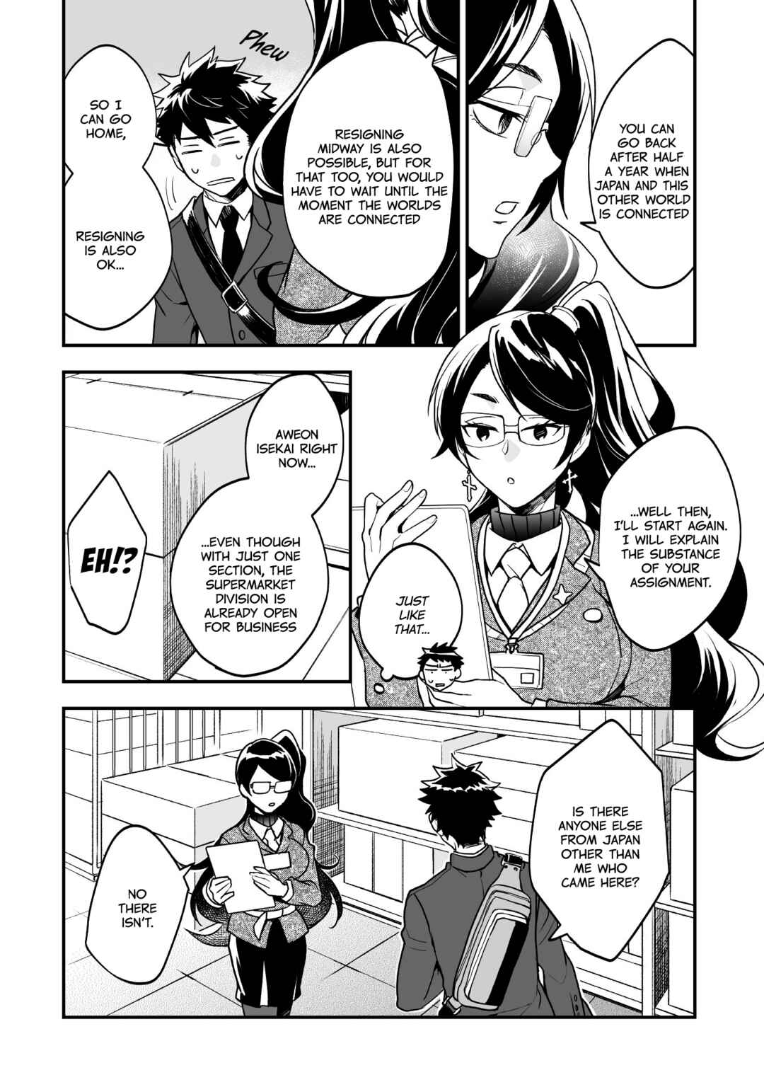 Page 19 Chapter 1 AWEON Mall Isekai, Grand Opening Today! THE COMIC