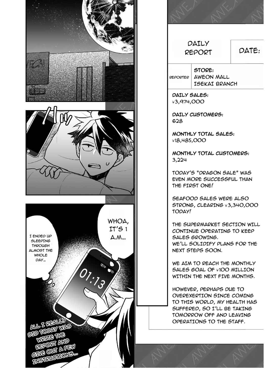 Page 30 Chapter 19 AWEON Mall Isekai, Grand Opening Today! THE COMIC