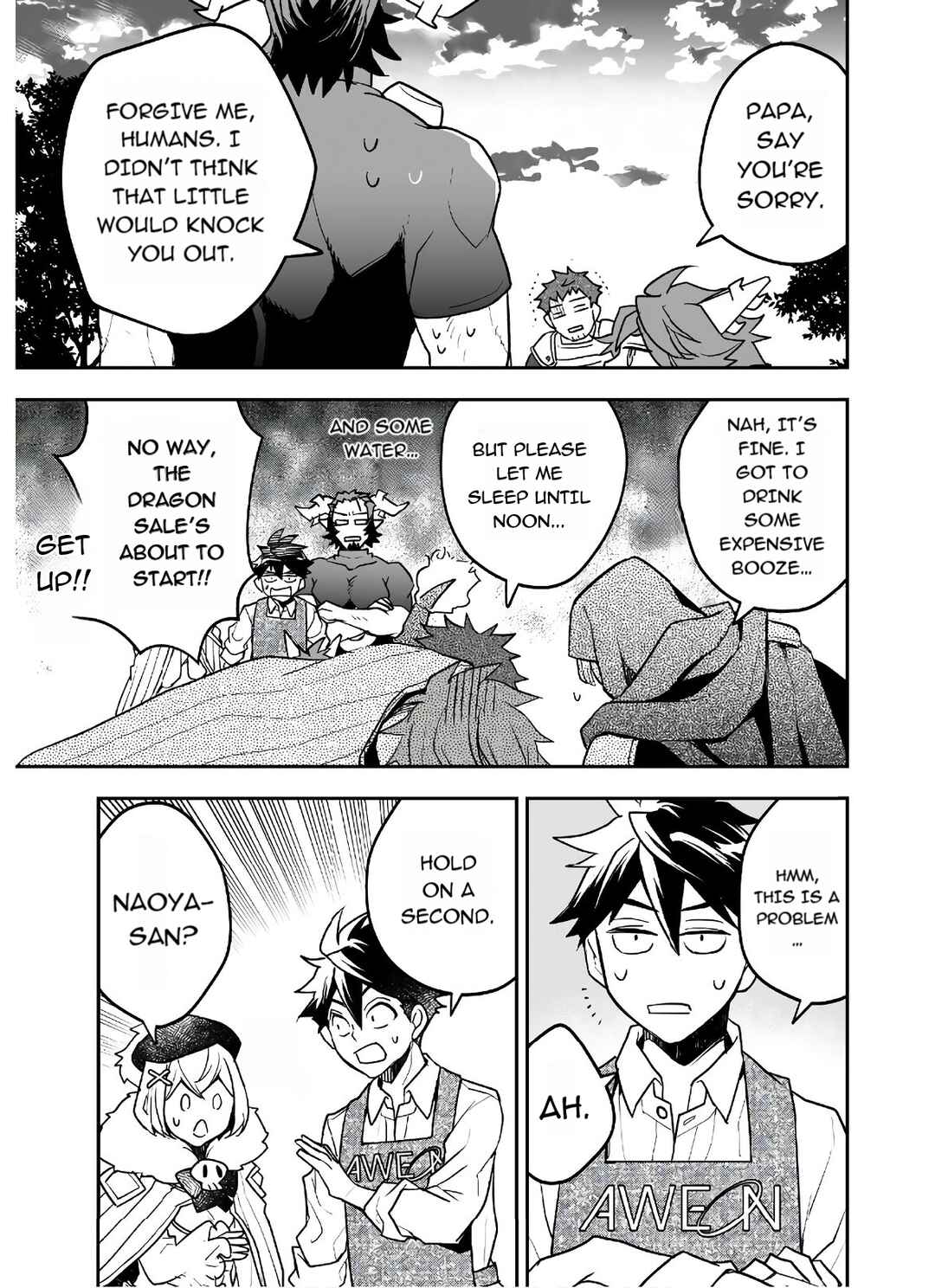 Page 7 Chapter 19 AWEON Mall Isekai, Grand Opening Today! THE COMIC