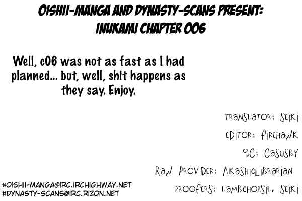 Page 32 Chapter 6 Inukami!