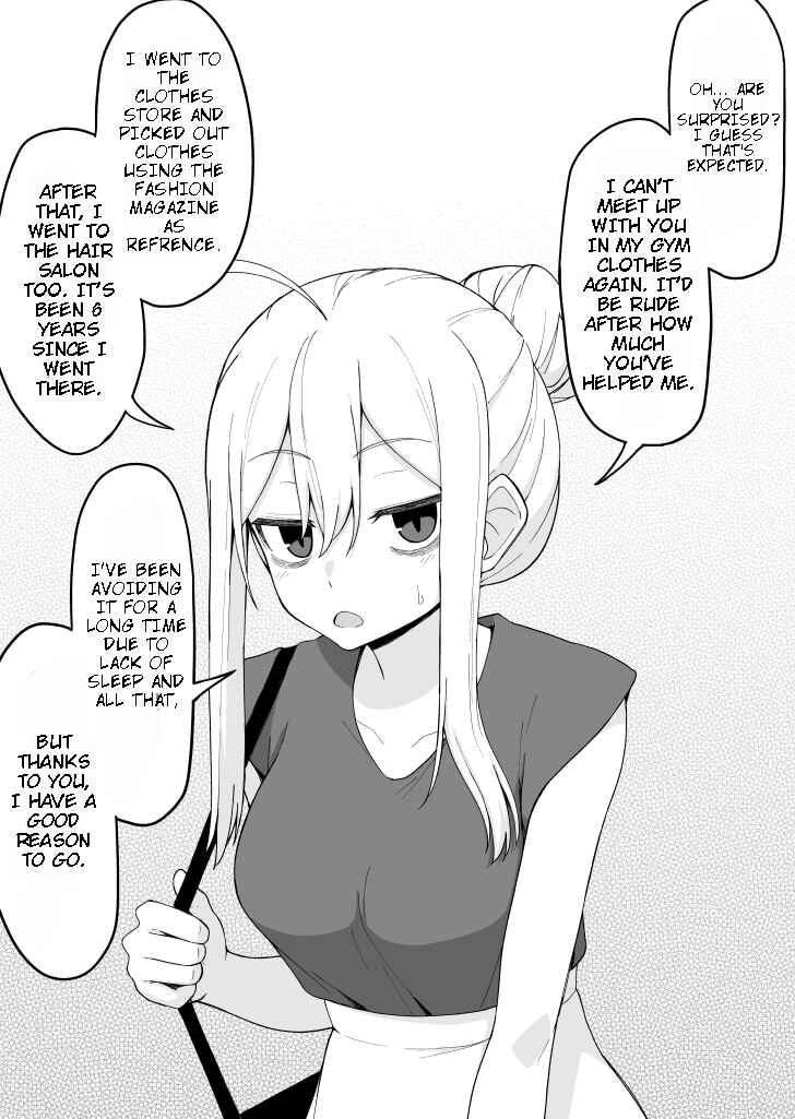 Page 2 Chapter 7 Hanashi ga Susumu Goto ni Me no Kuma ga Kieteiku Onnanoko