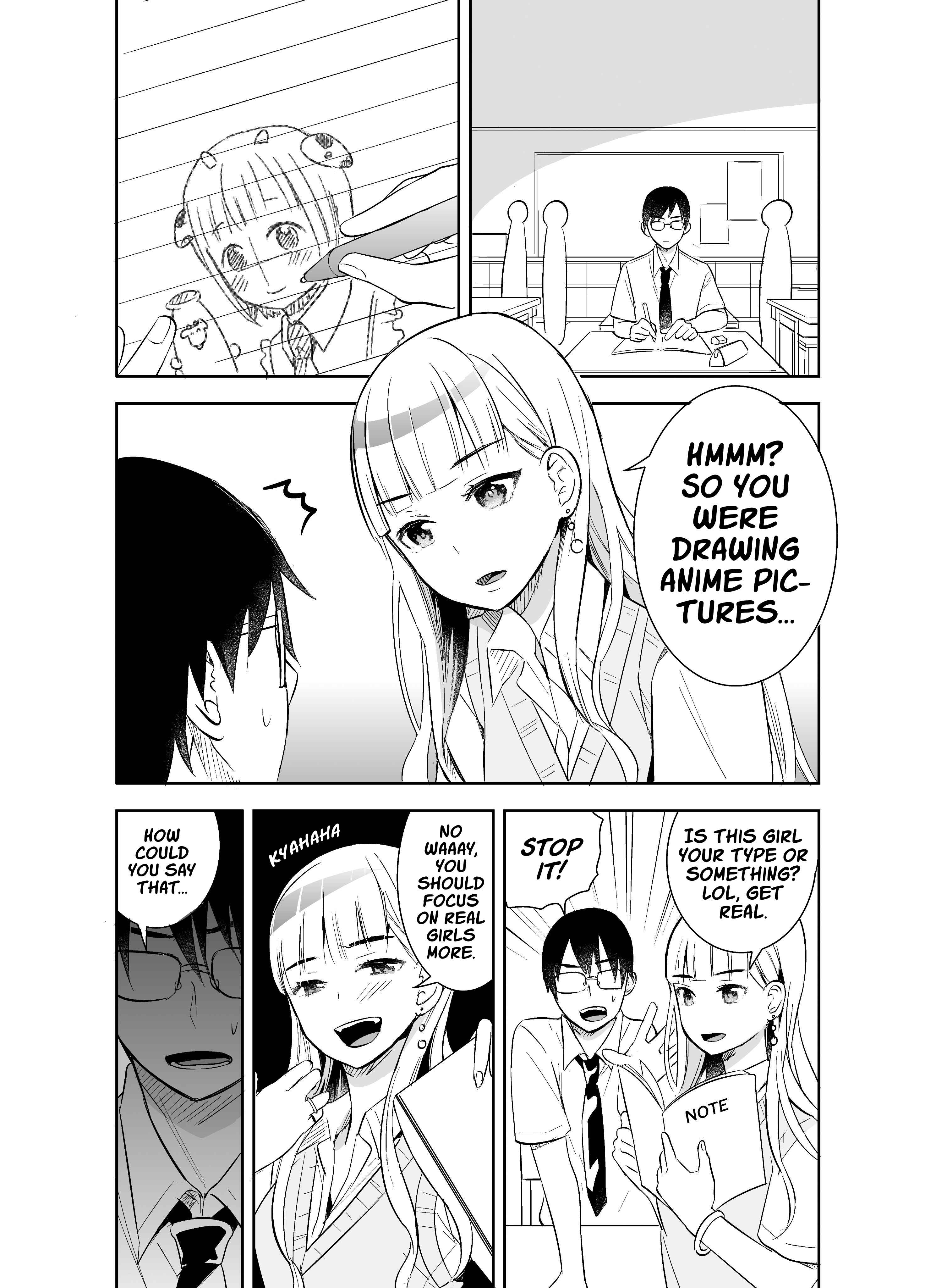 Page 1 Chapter 1 Otaku ni Tsumetai Gyaru