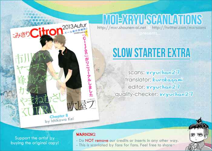 Page 3 Chapter 1 Slow Starter