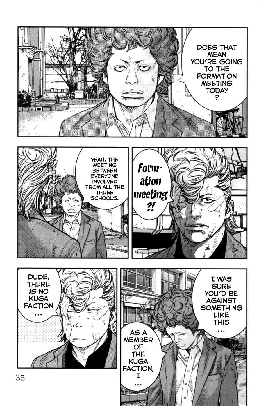 Page 35 Chapter 9 Crows ZERO II - Suzuran x Housen